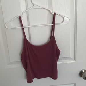 women’s pink crop top - american eagle - size medium